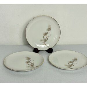Set of 3 Vintage Sango Larchmont Bread and Butter Plates